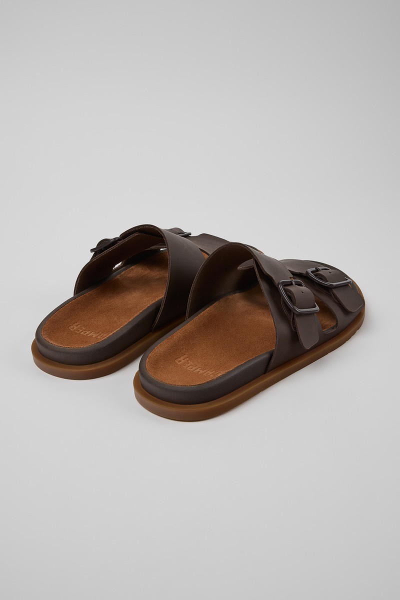 CAMPERLAB Brown Leather Sandals for Men. outlook