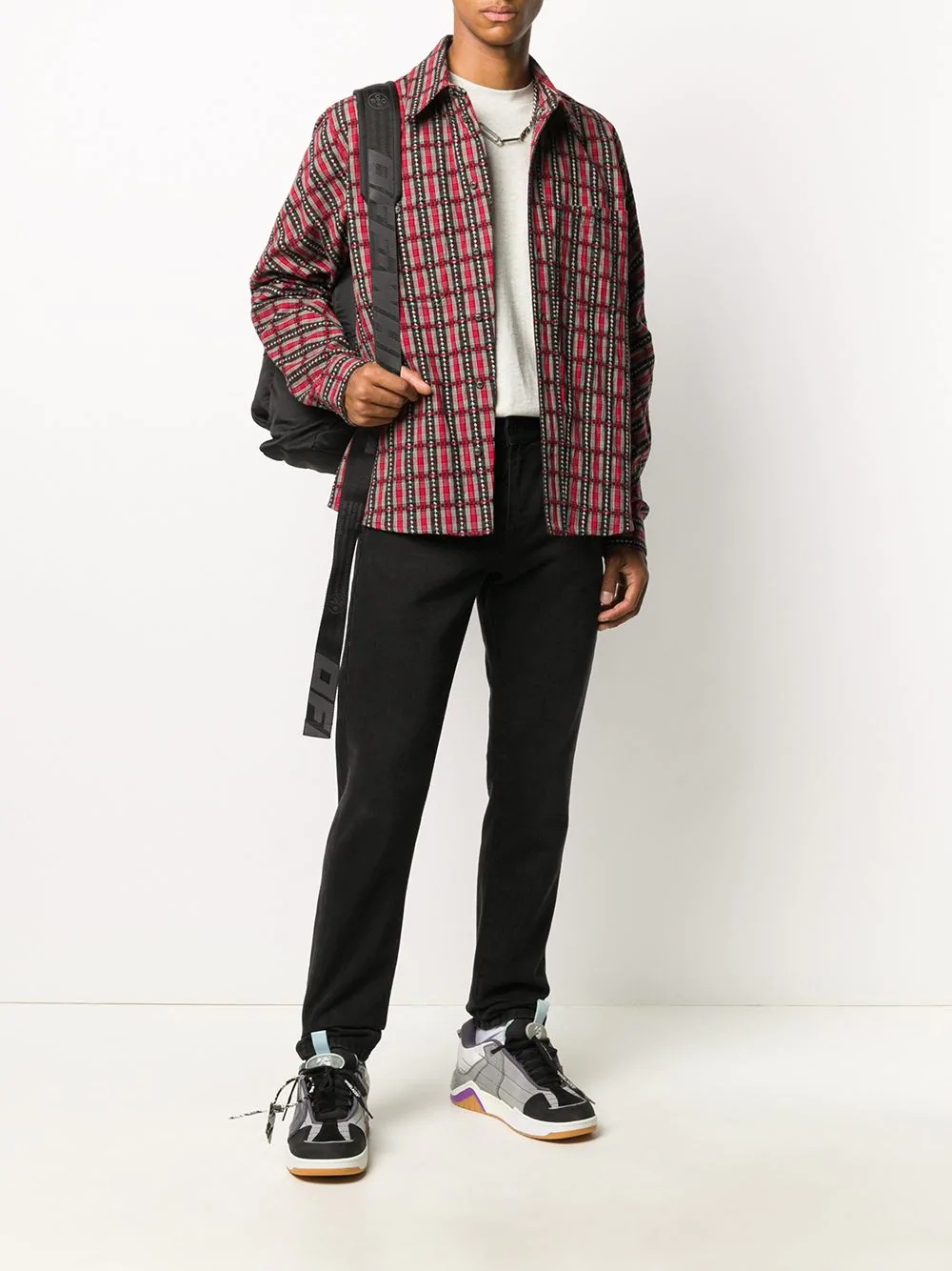 checkered flannel shirt - 2