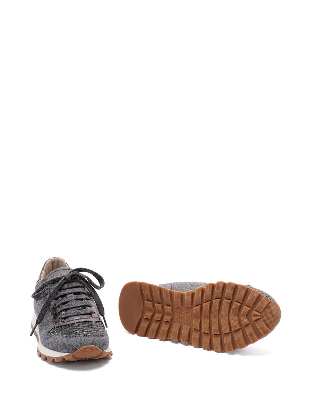 Brunello Cucinelli Women Wool Sneaker - 5