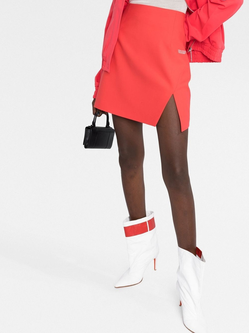 logo-print high-waisted skirt 5