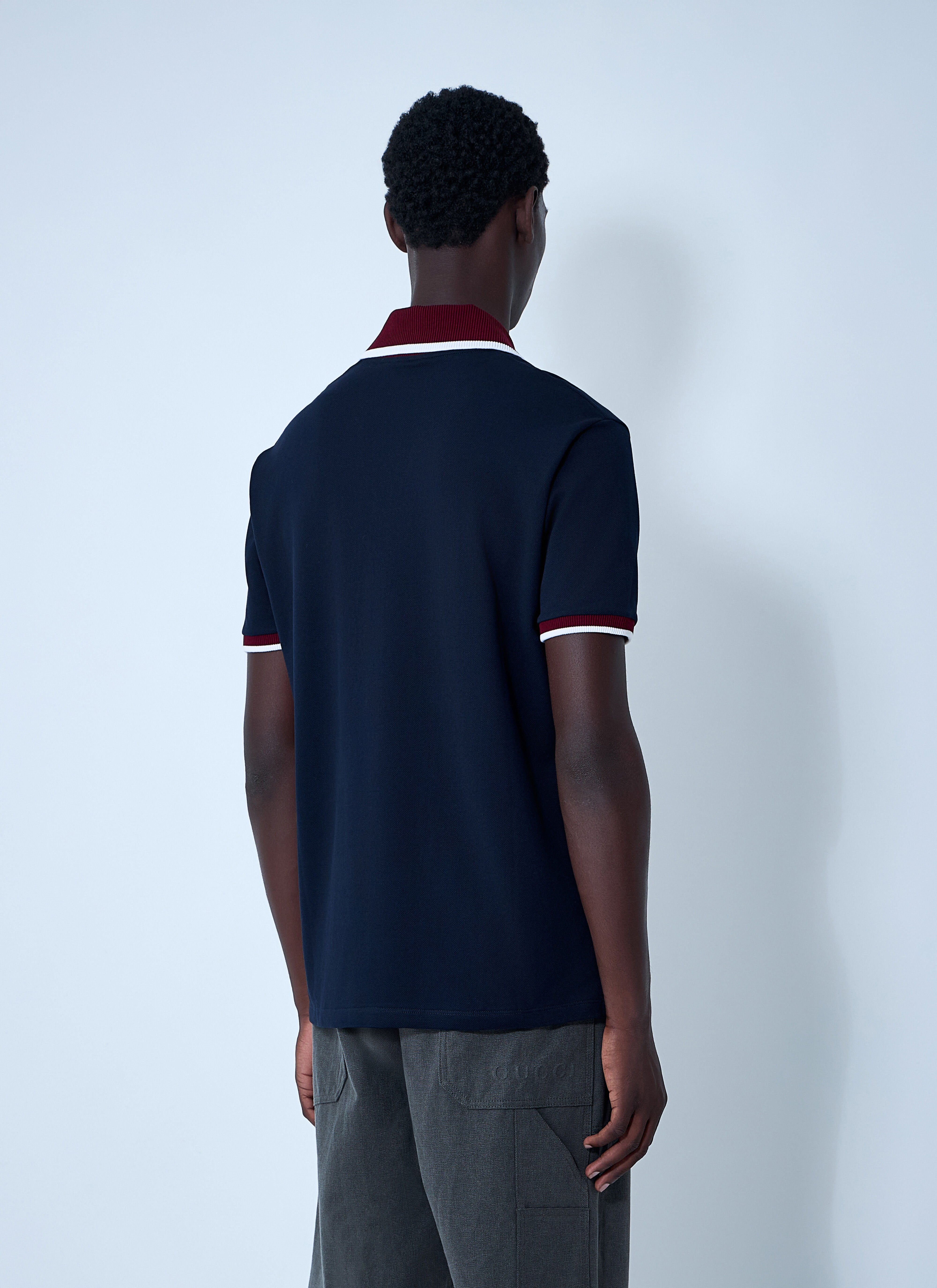 Logo Motif Polo Shirt - 4