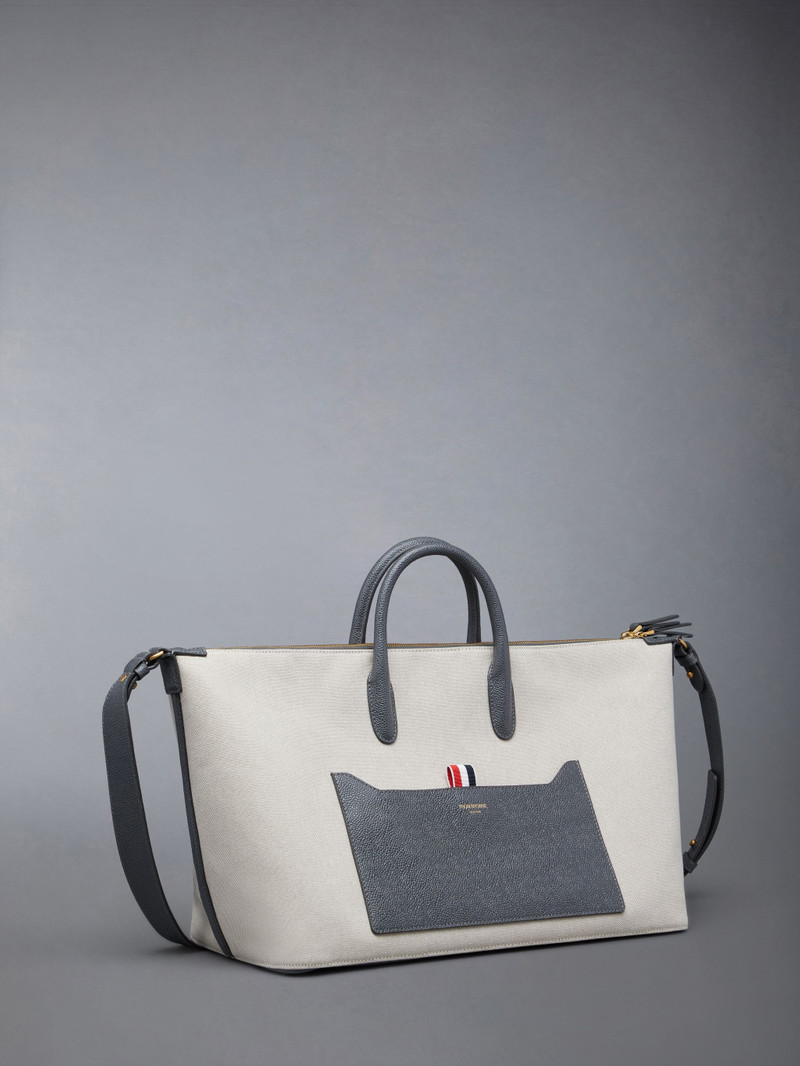 Thom Browne medium canvas tote bag outlook