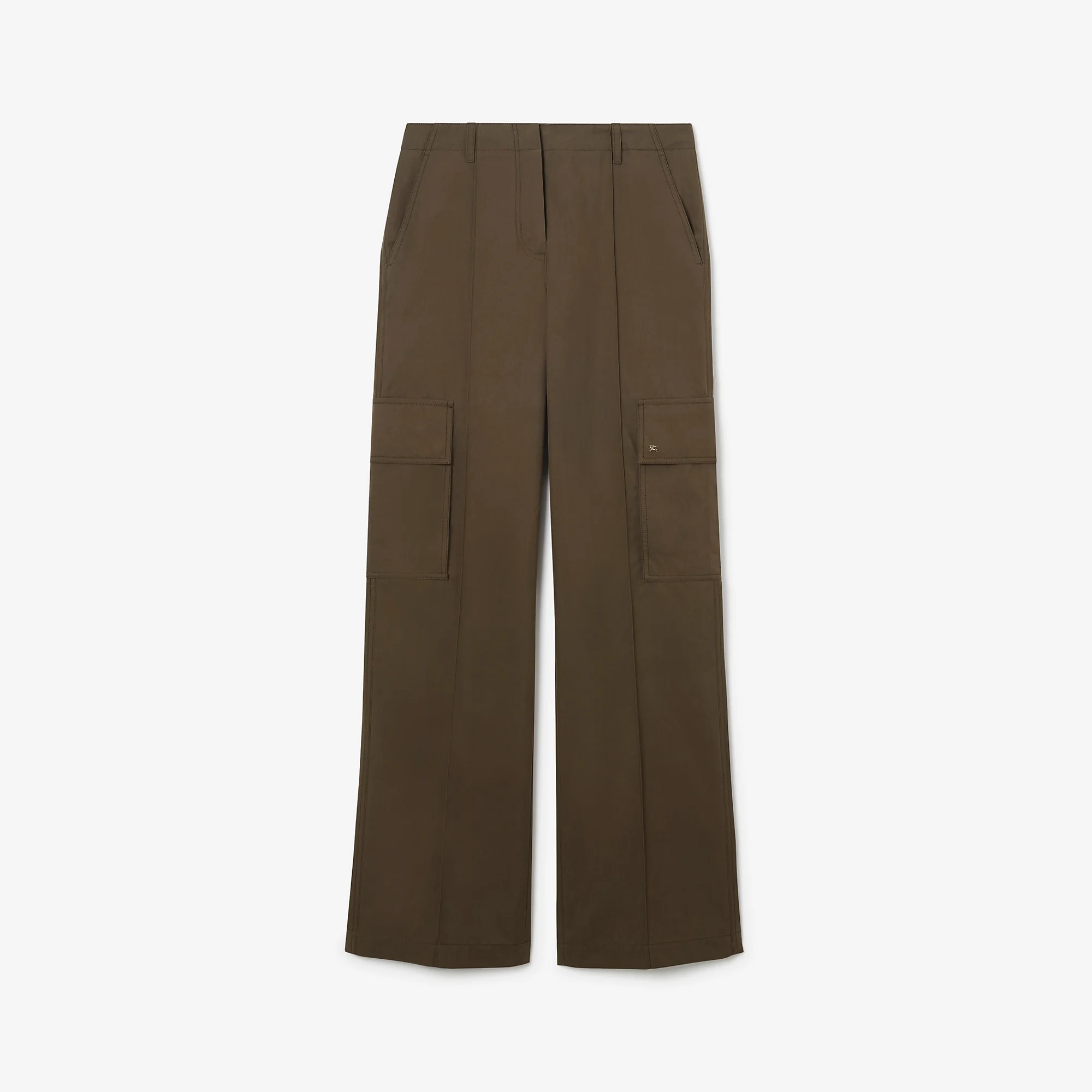Gabardine Cargo Trousers - 1
