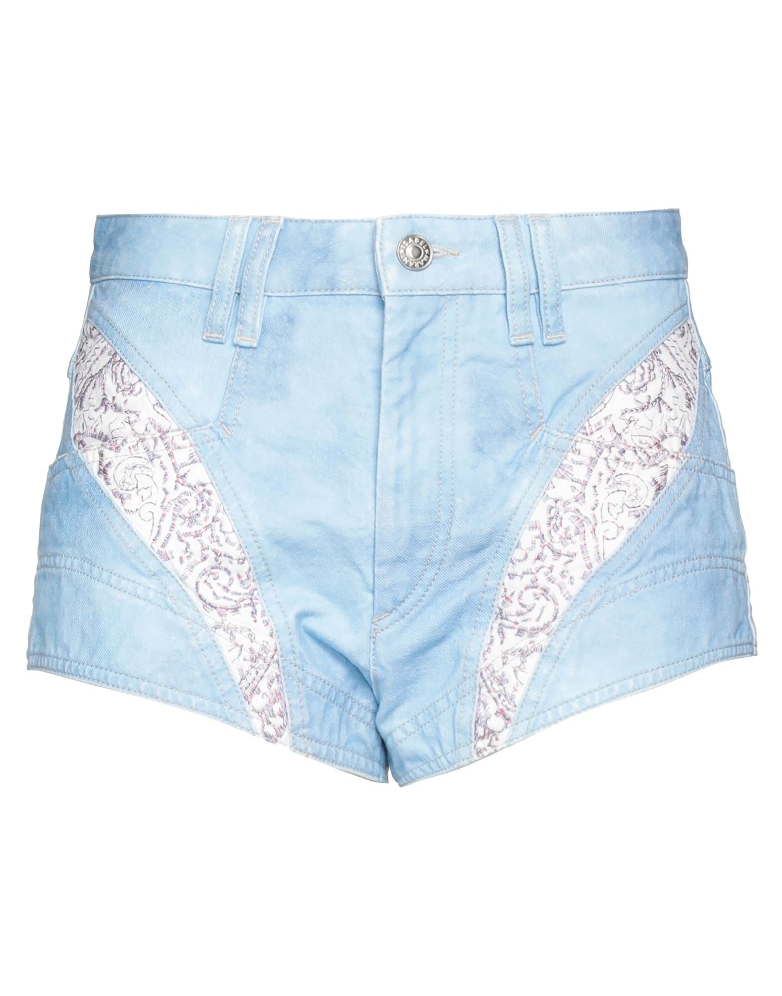 Blue Women's Denim Shorts - 1