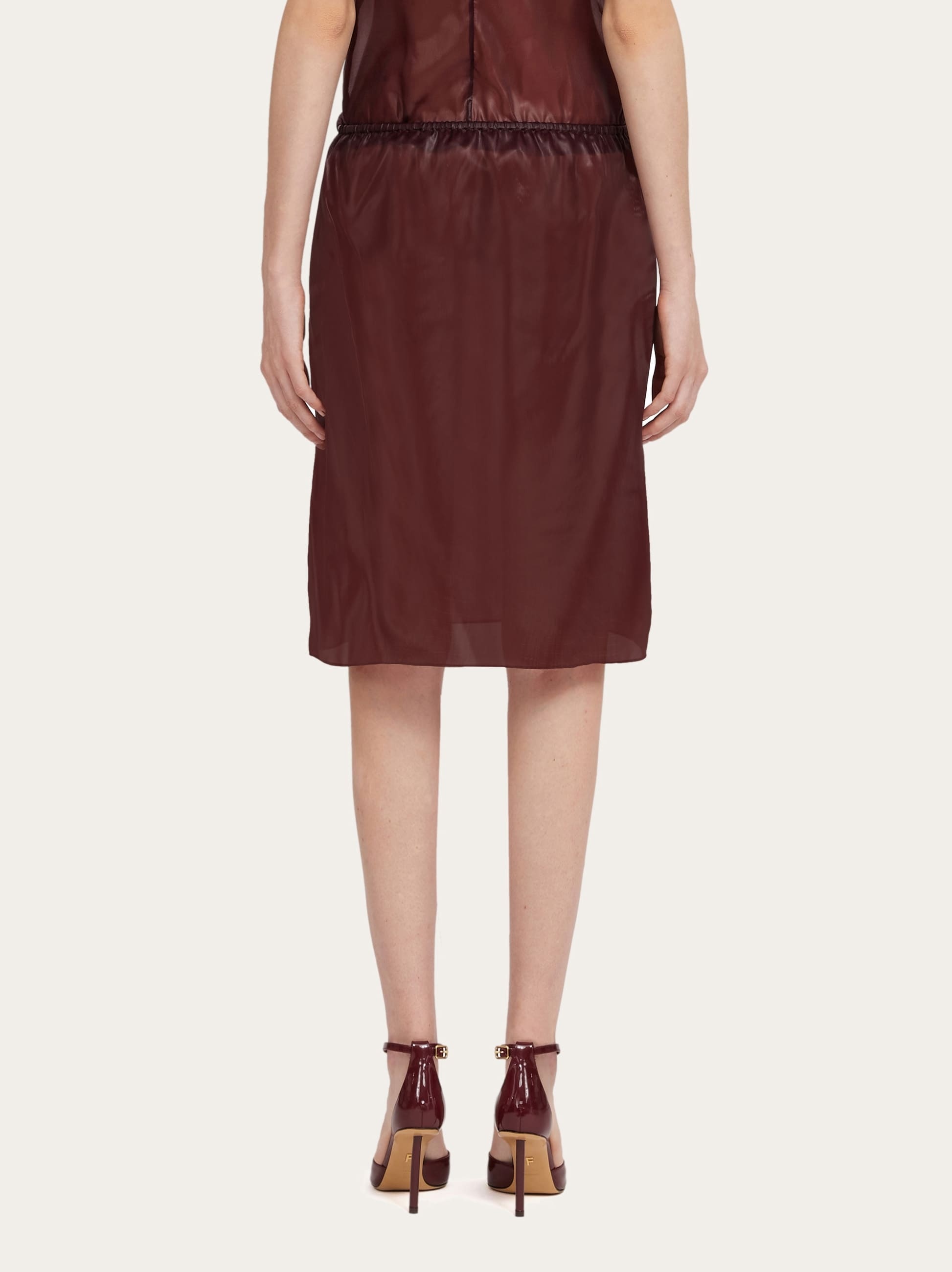 Silk blend organza skirt - 4