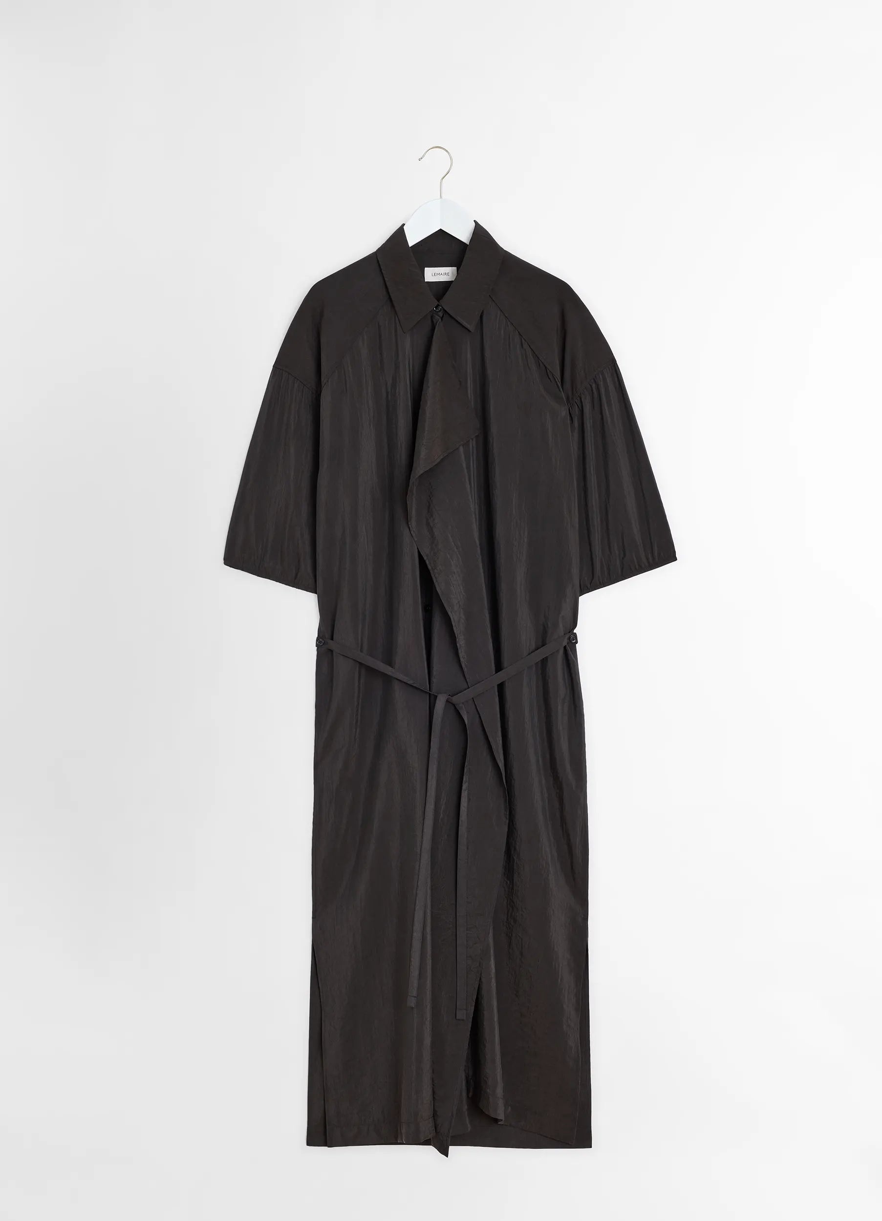 オールインワン・サロペット Lemaire Asymmetrical Shirt Dress With Tie Belt Lemaire ASYMMETRICAL SHIRT DRESS | REVERSIBLE