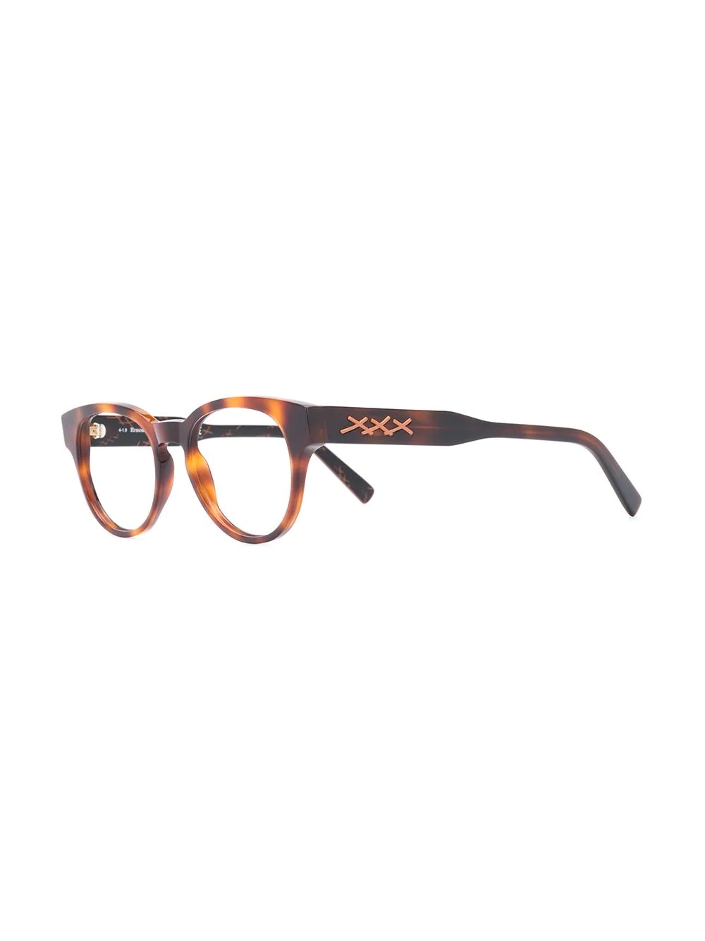 tortoiseshell round frame glasses - 2