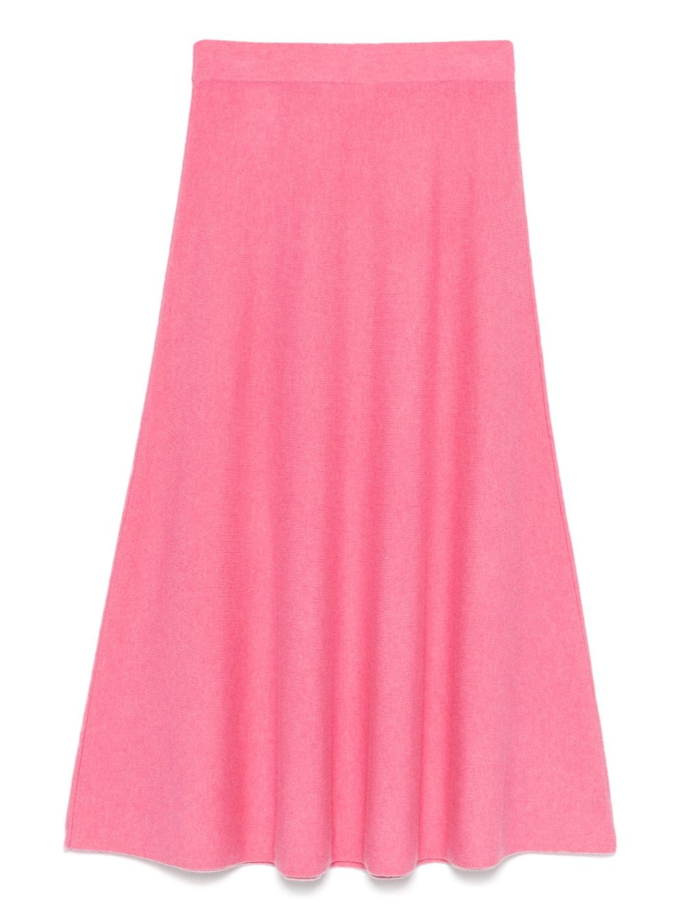 cashmere A-line skirt - 2