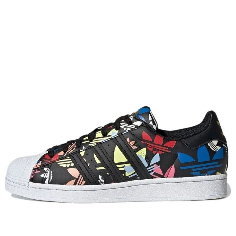 adidas originals Superstar 'Allover Trefoil - Black Multi' H00182 - 1