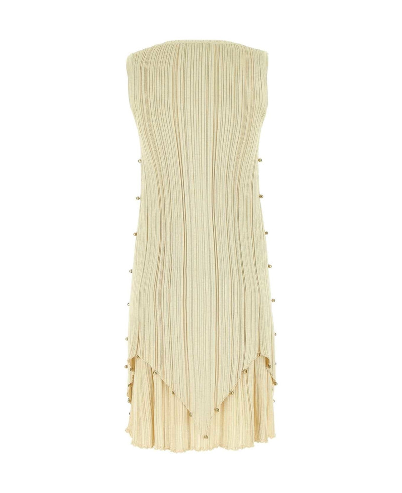 Bottega Veneta Gold Polyester Blend Dress outlook
