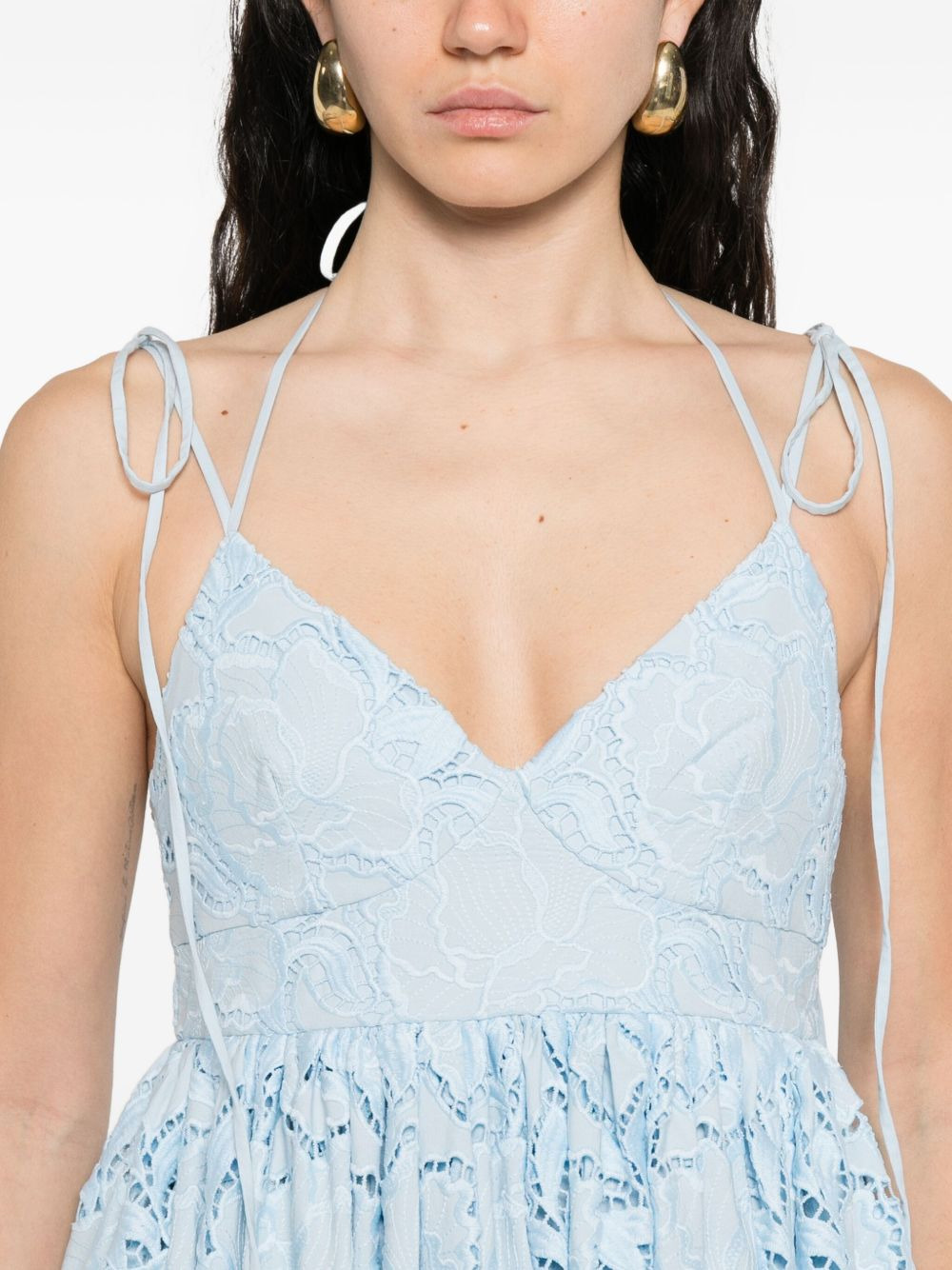 sleeveless midi dress - 5