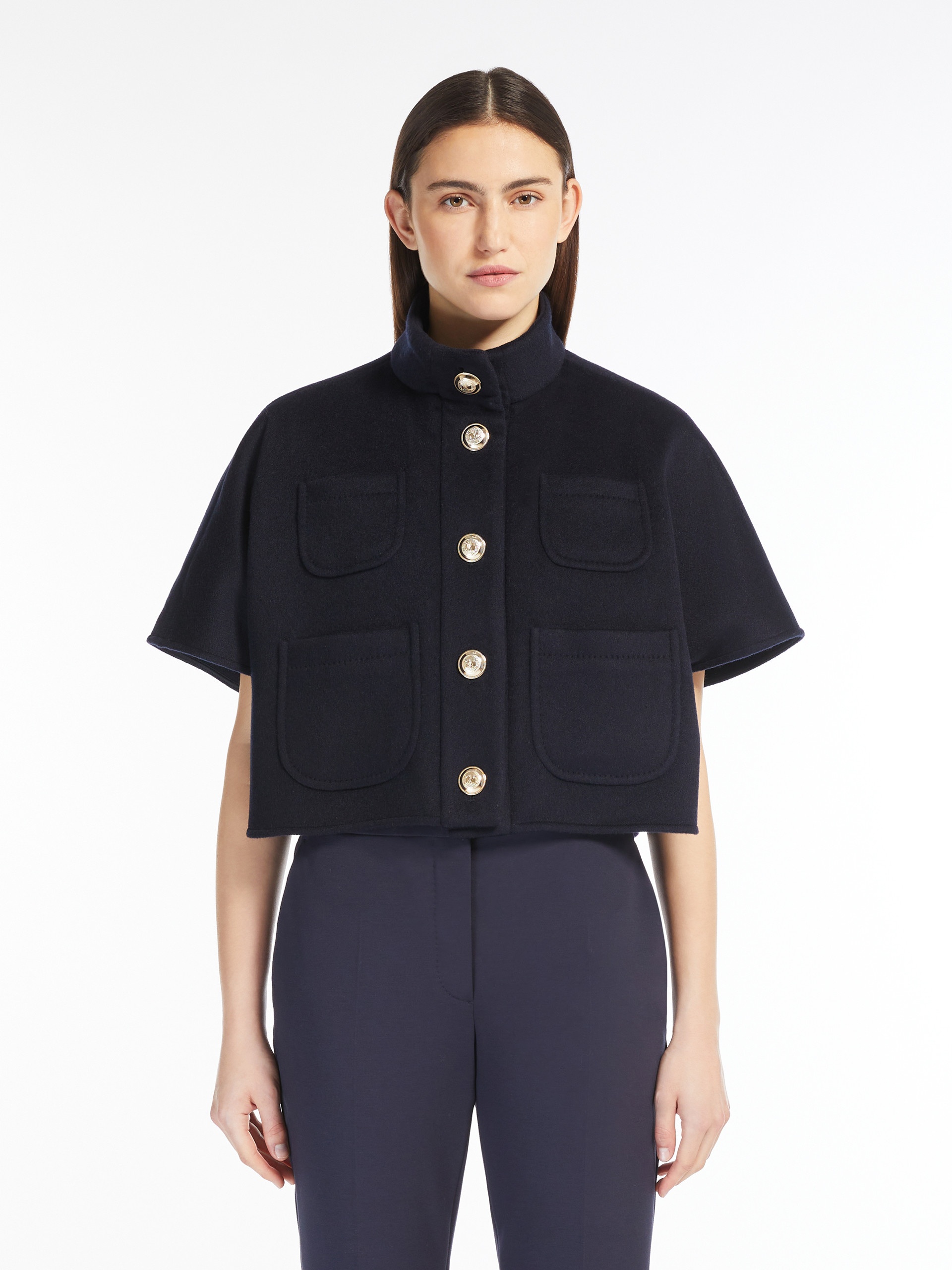 NEMI Cashmere cropped cape - 3