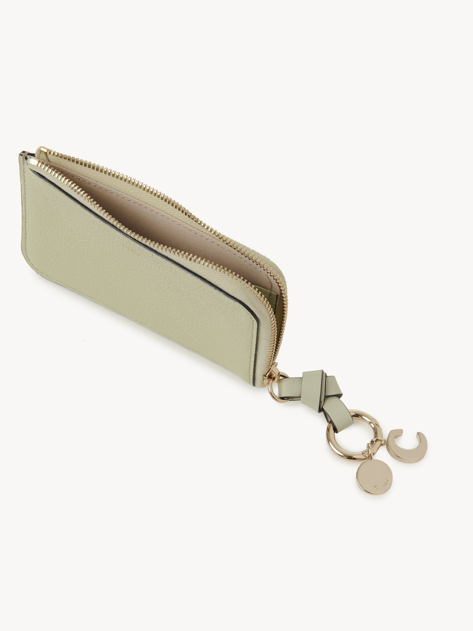 ALPHABET PURSE IN GRAINED & SHINY LEATHER - 3