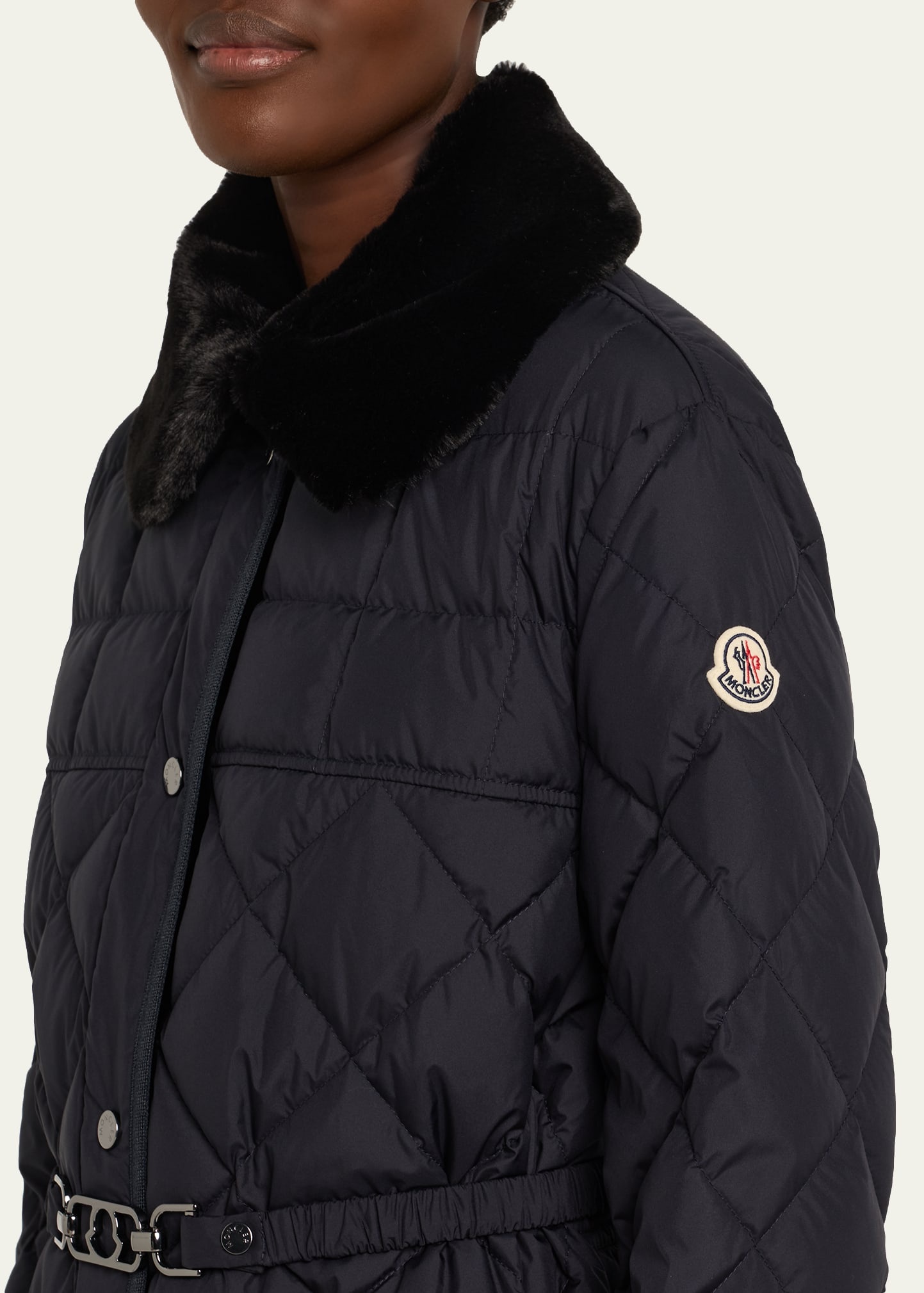 Cygne Faux Fur-Trimmed Down Jacket - 4