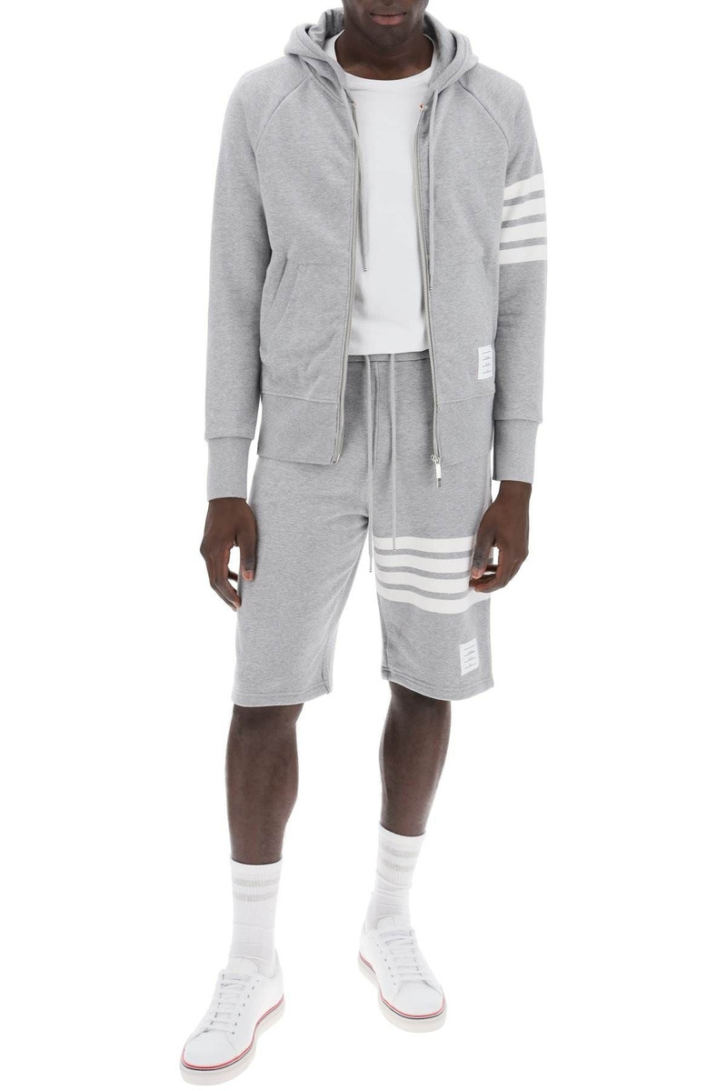 Thom Browne 4-BAR ZIP-UP HOODIE outlook