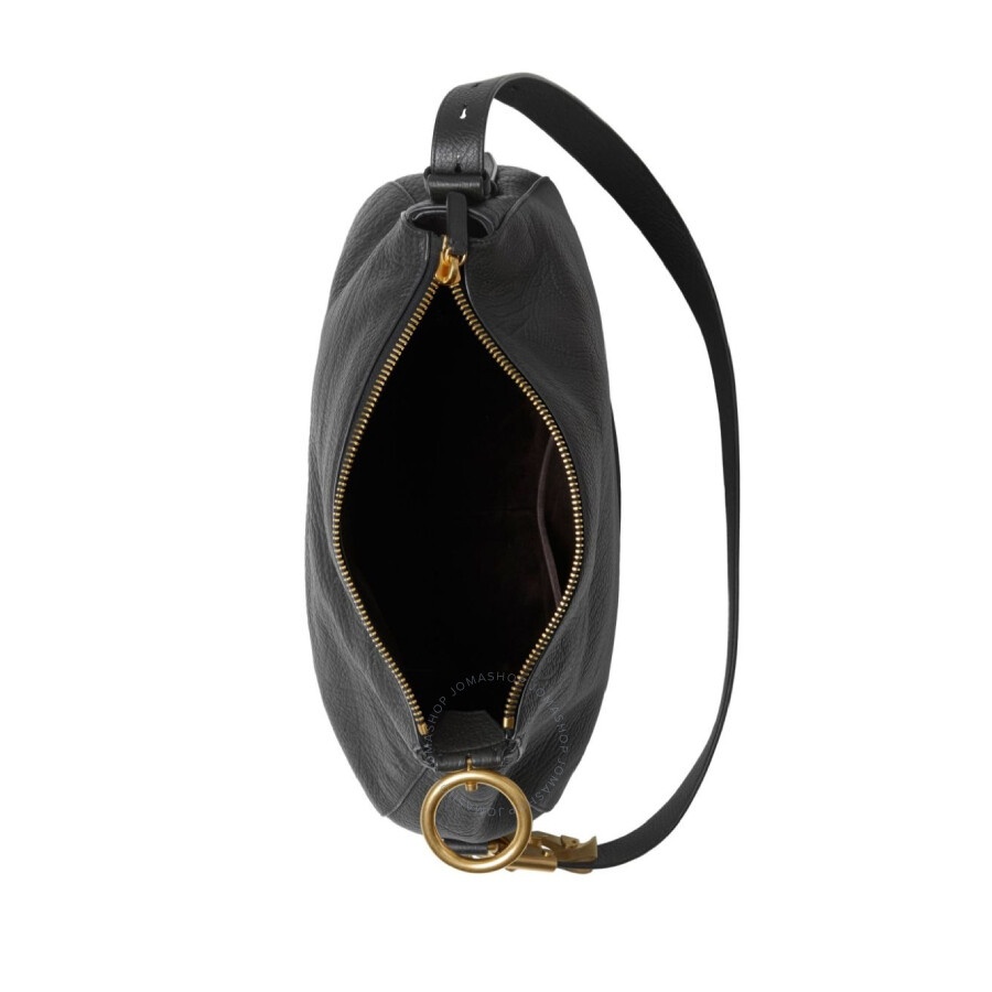 Burberry Medium Knight Ring Detailed Leather Shoulder Bag - 4