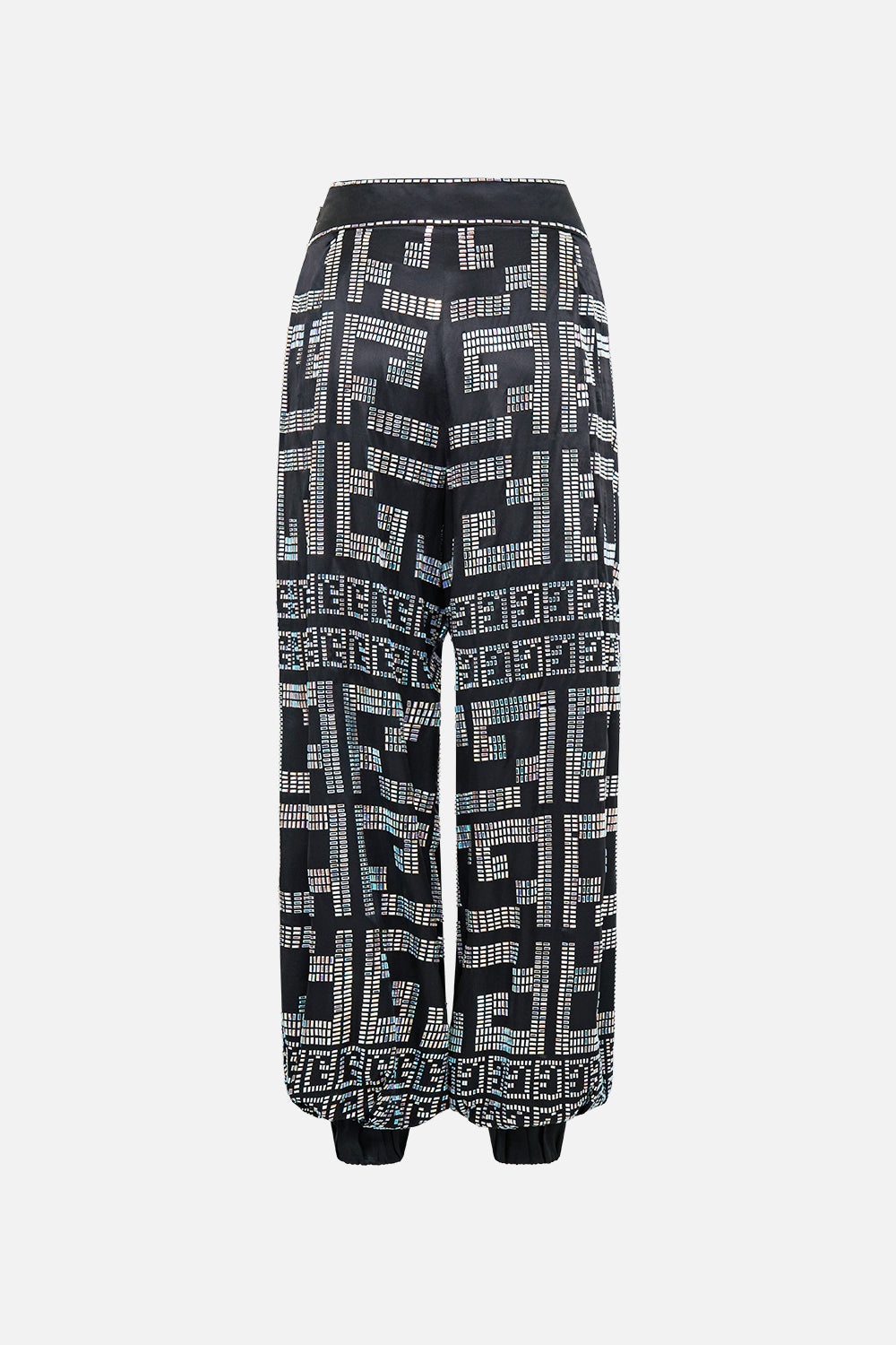 ASYMMETRICAL BELTED PANT - 7