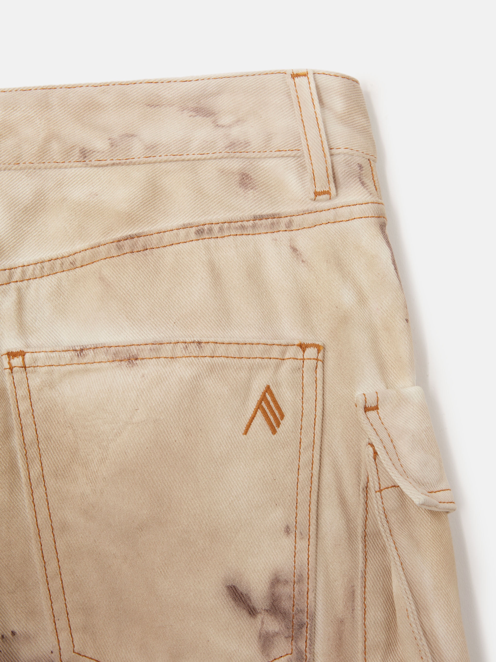 The Attico 'Essie' Slim-Fit Tie-Dye Cargo Pants