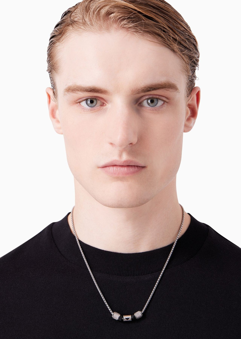 Onyx Rondelle Necklace 3