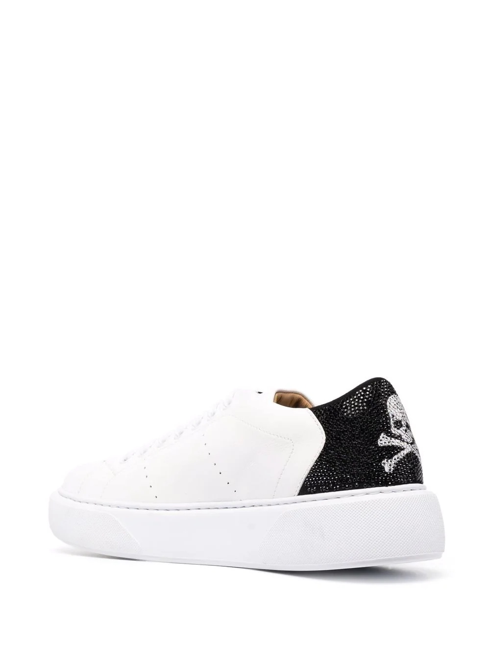 low-top skull trainers - 3