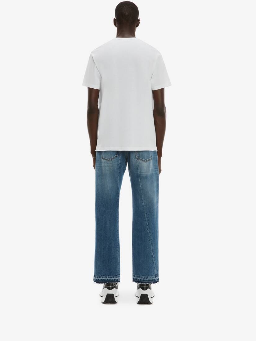 Reconstructed Jeans in Denim Blue - 4