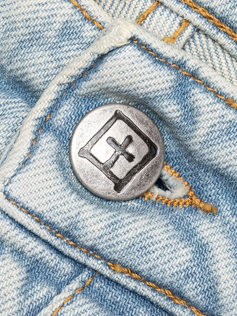 logo-print jeans - 3
