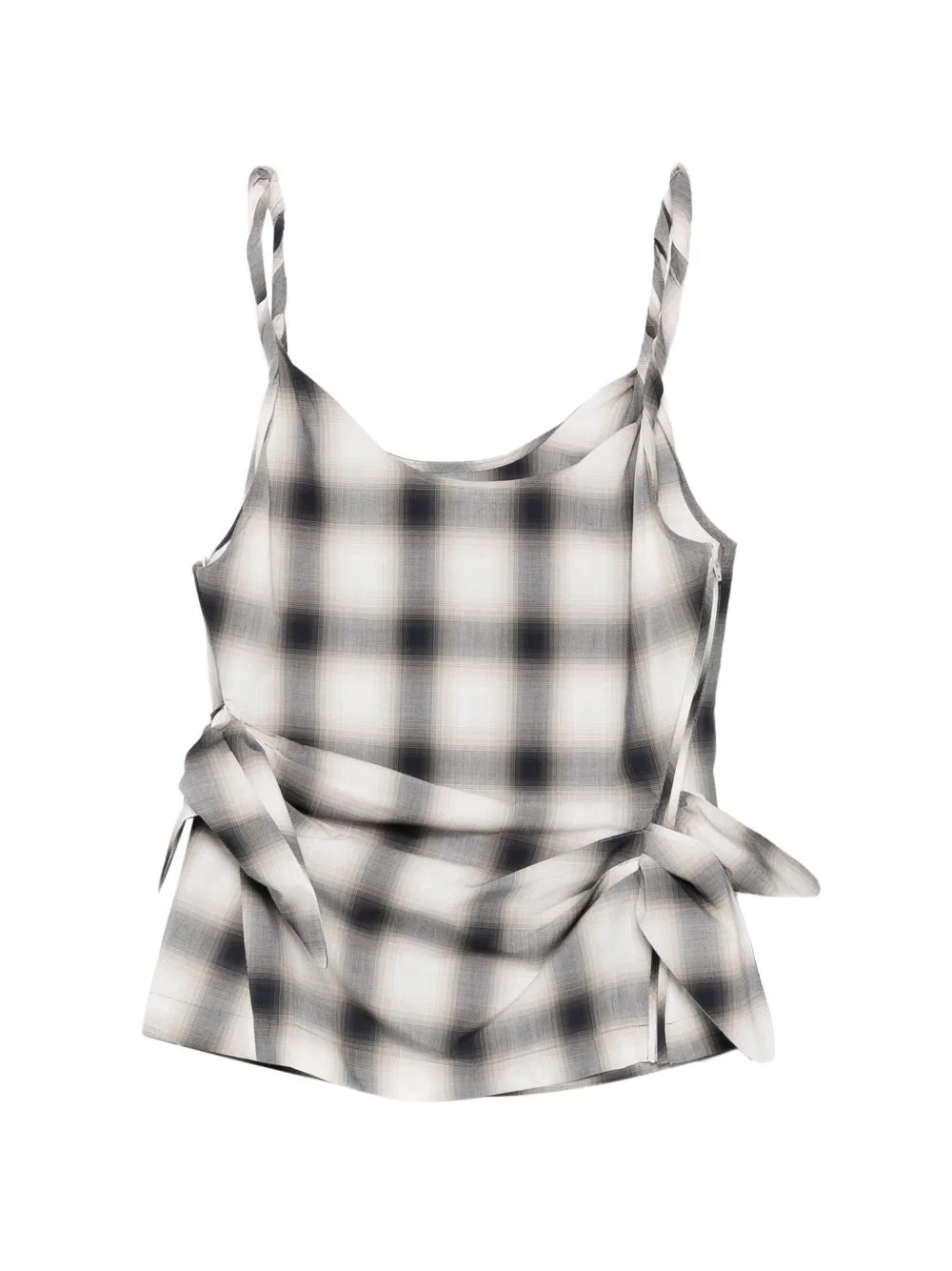 plaid-pattern top - 1