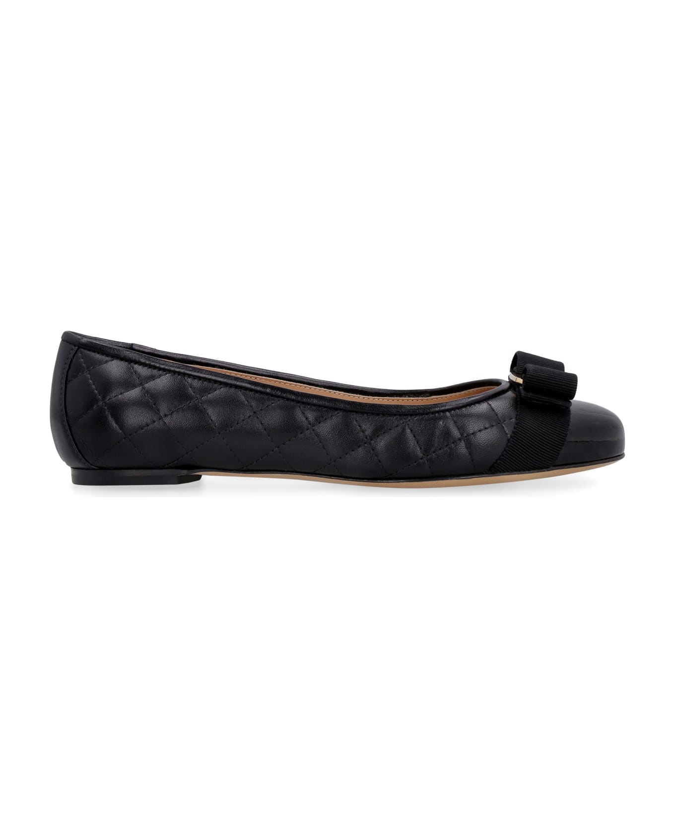 Salvatore Ferragamo Varina Quilted Leather Ballet Flats - 2