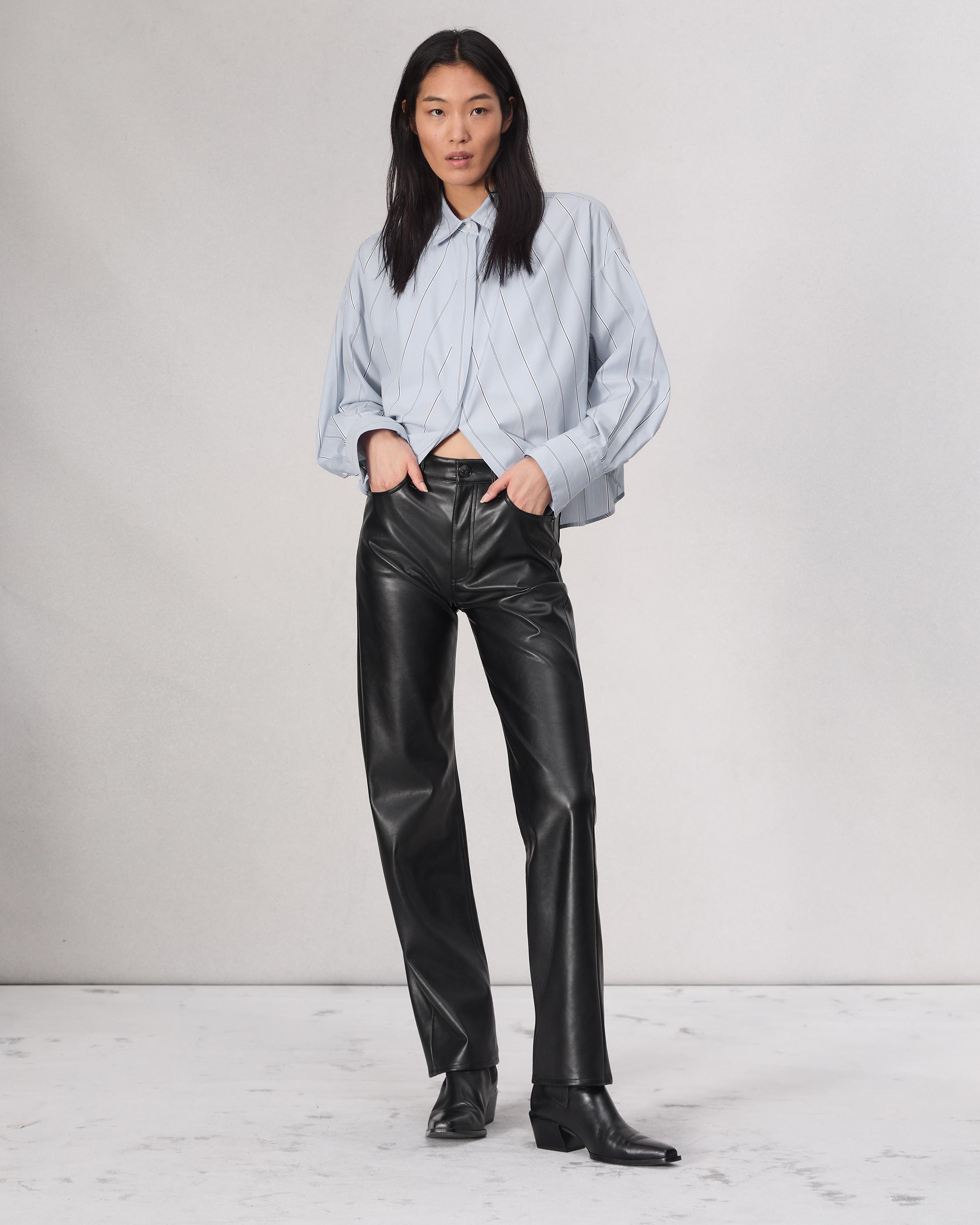 Harlow Faux Leather Pant - 2