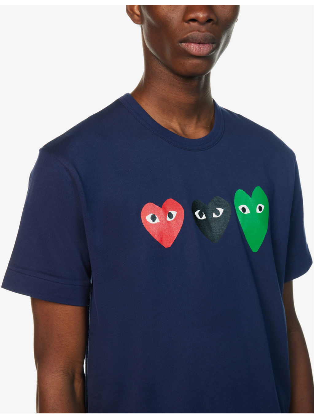 Heart-print cotton-jersey T-shirt - 6