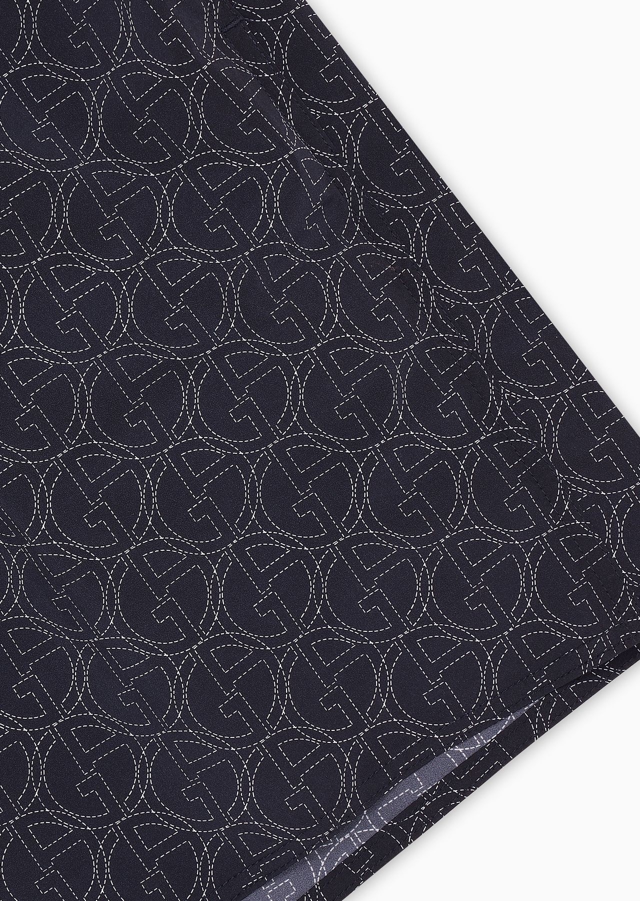 All-over logo print swim trunks - 4