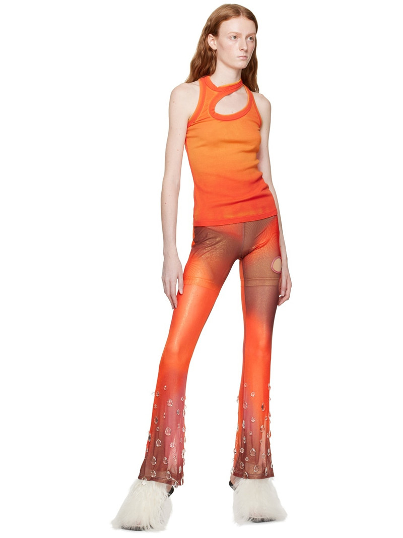GCDS Orange Sita Leggings outlook