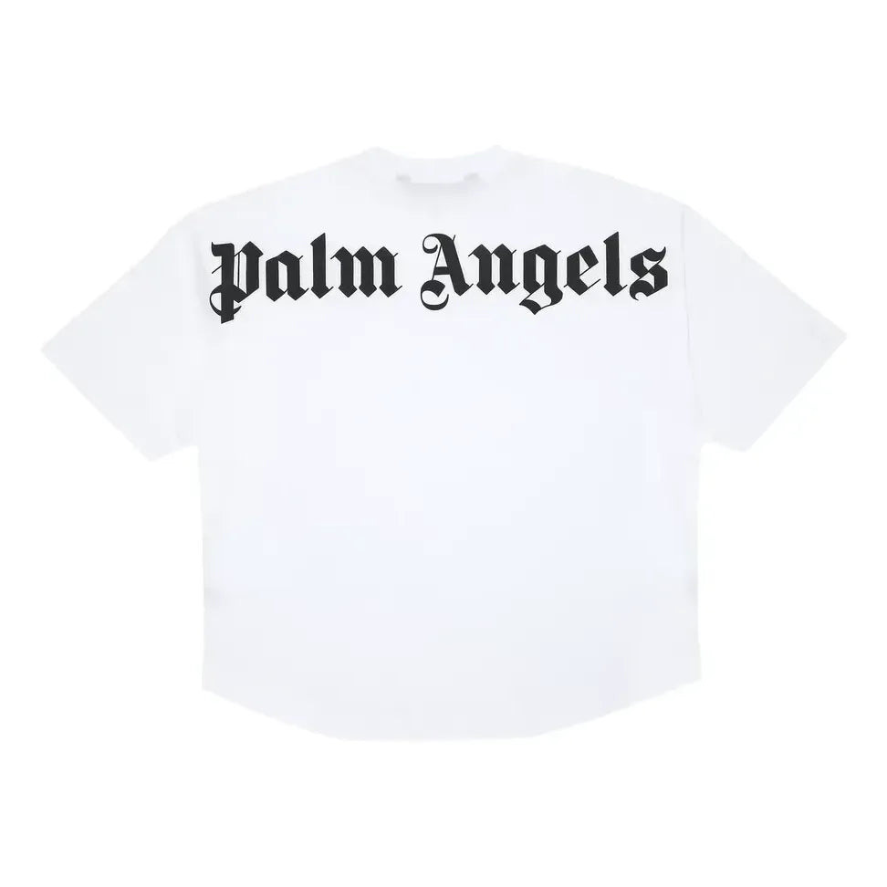 Palm Angels SS21 Classic Logo Over Tee 'White Black' PMAA002R21JER0010110 - 2