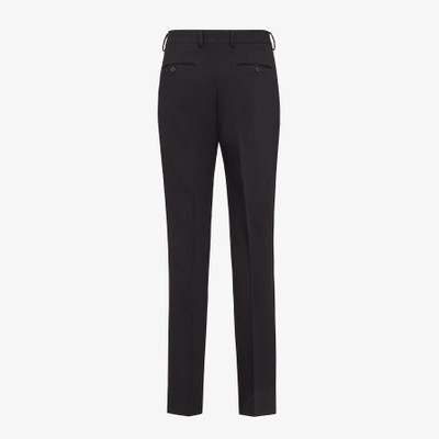 FENDI Black wool pants outlook