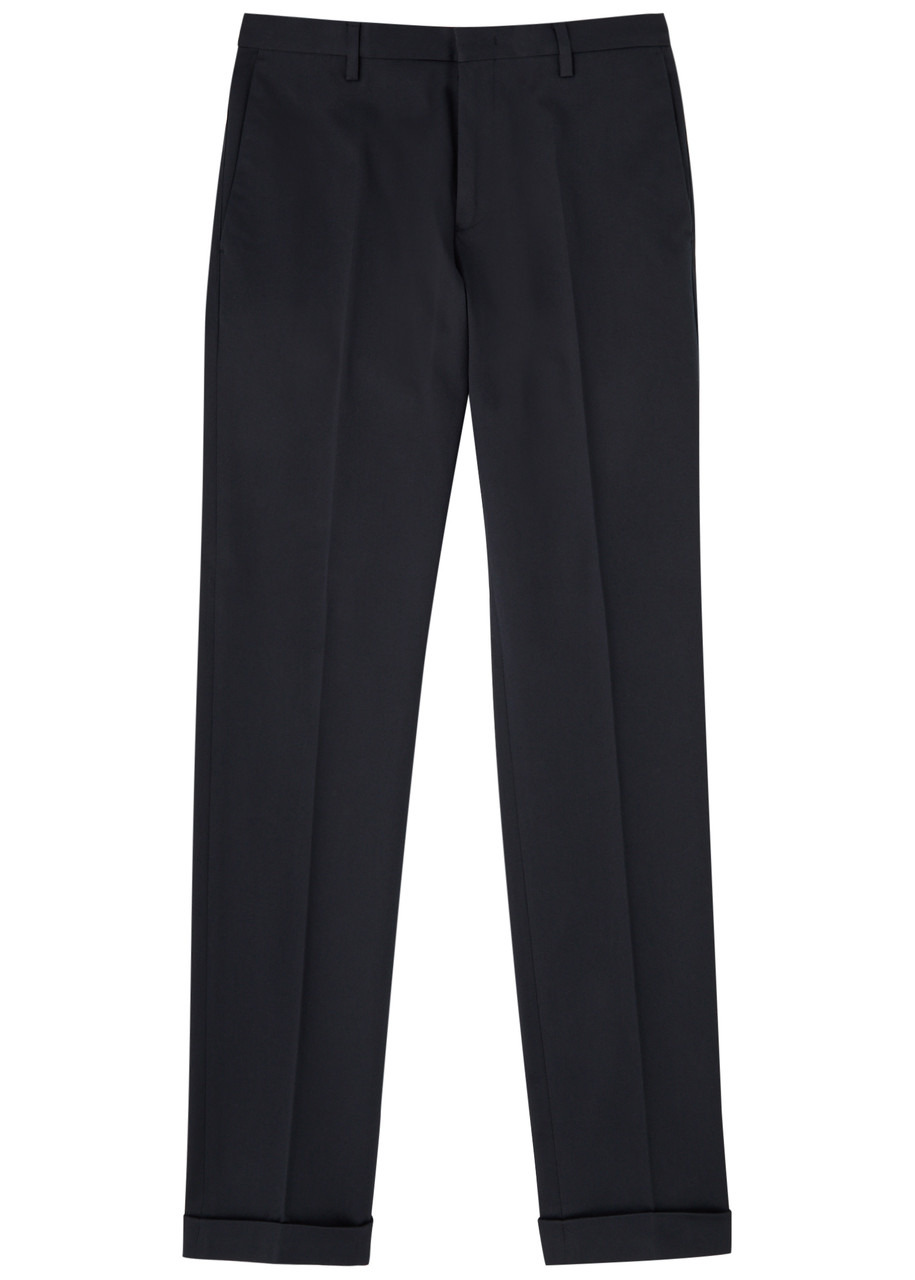 Paul Smith Slim-leg Stretch-cotton Trousers - 1