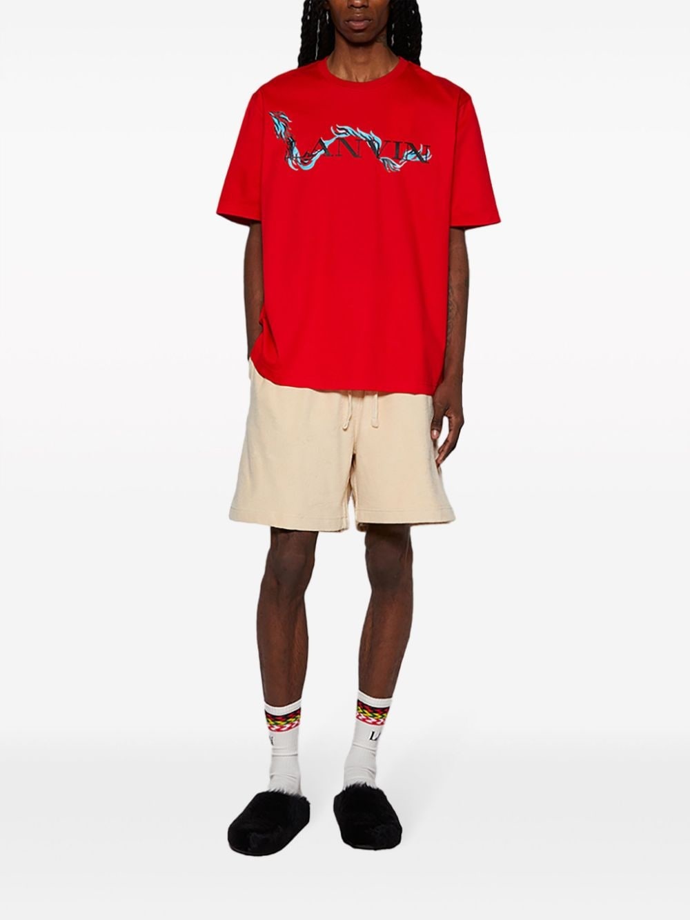 logo-print cotton T-shirt - 2