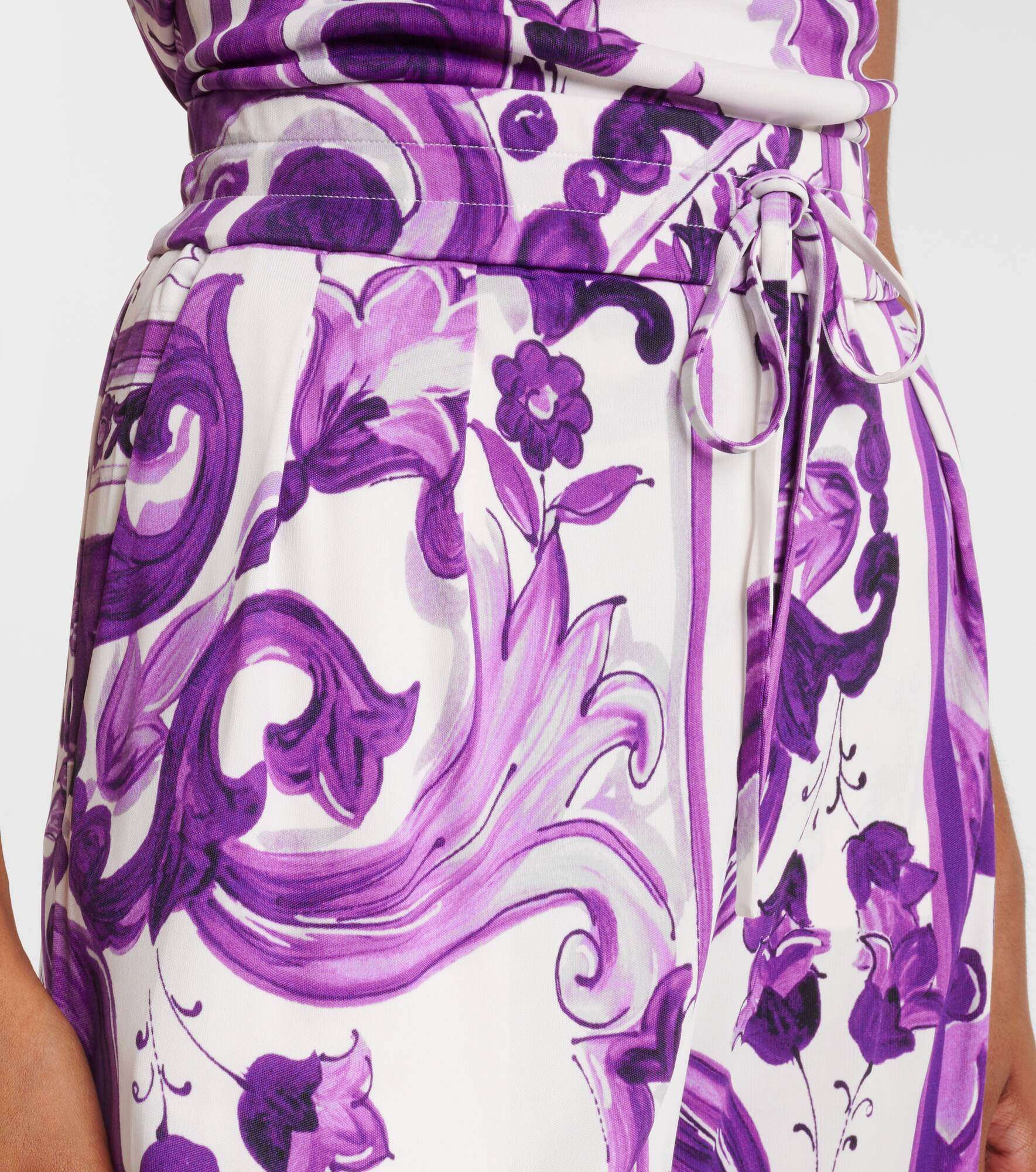 Majolica wide-leg pants - 4