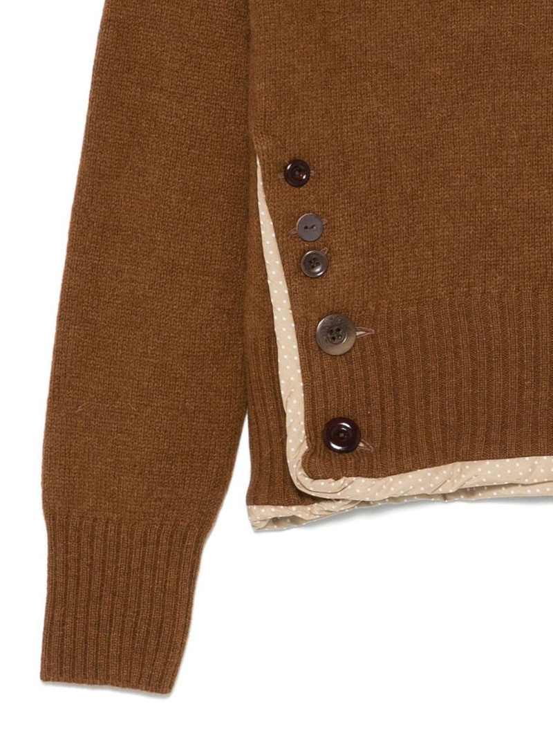 contrasting-trim jumper 3