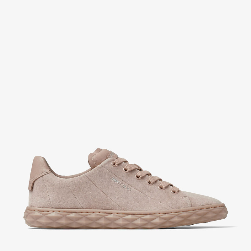Diamond Light/F
Ballet Pink Suede and Nappa Low-Top Trainers 1
