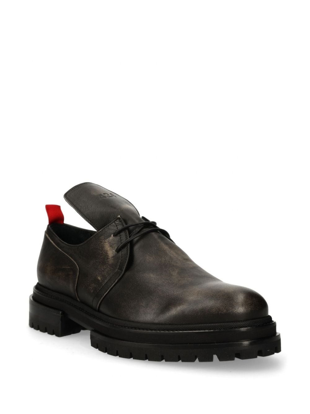 leather derby shoes - 2