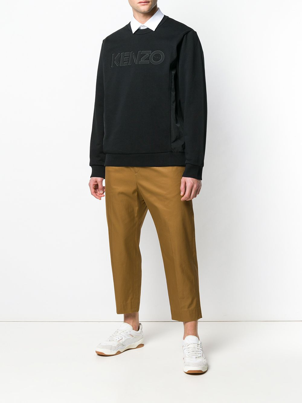 logo patch sweatshirt - 2