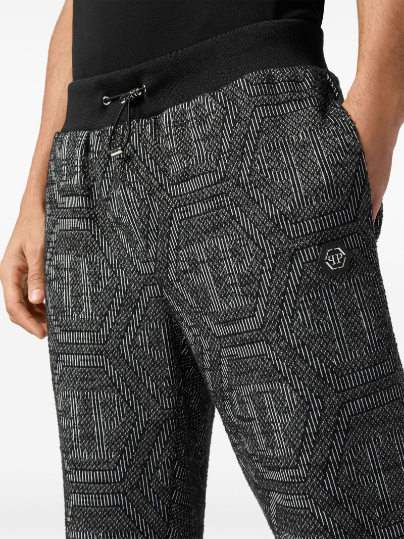 monogram-jacquard 트랙 바지 5