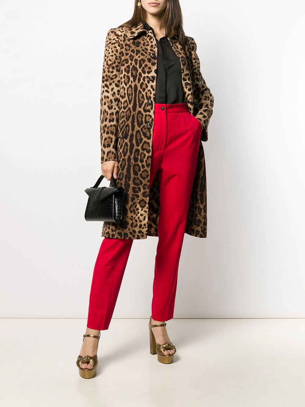 leopard print coat - 2