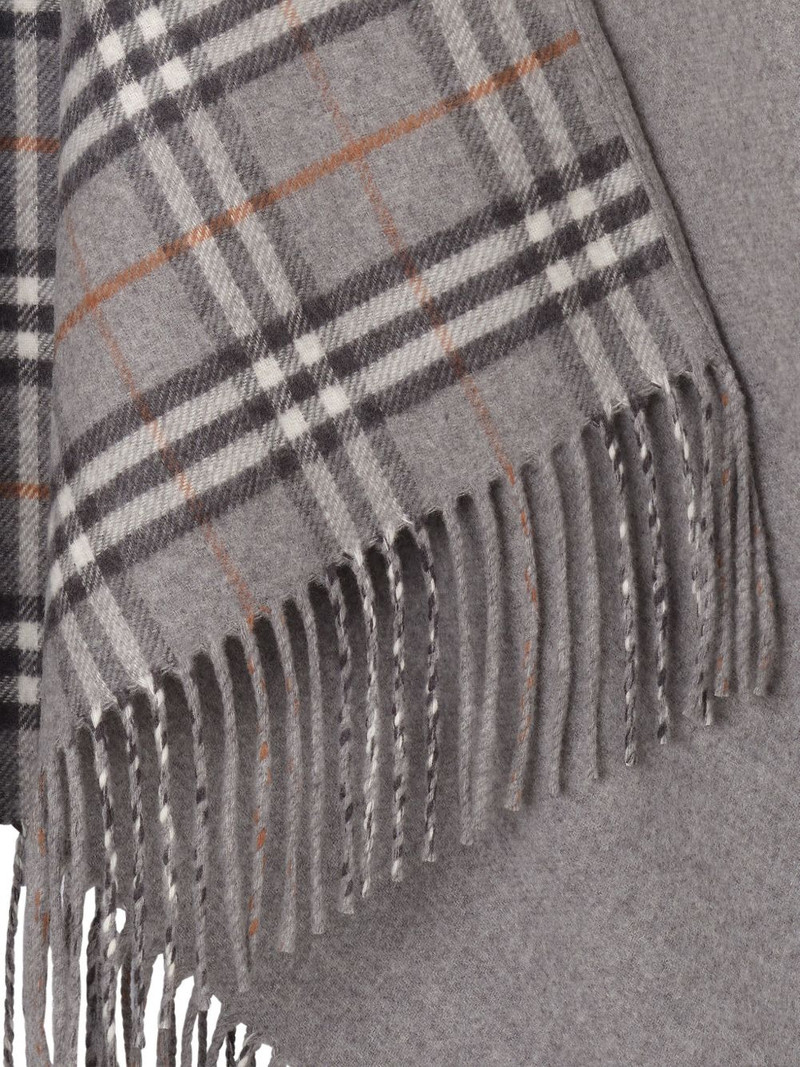 Burberry reversible Check wool cape outlook