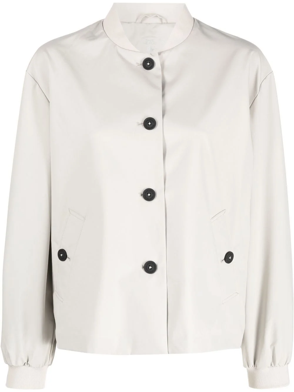 logo-print bomber jacket - 1