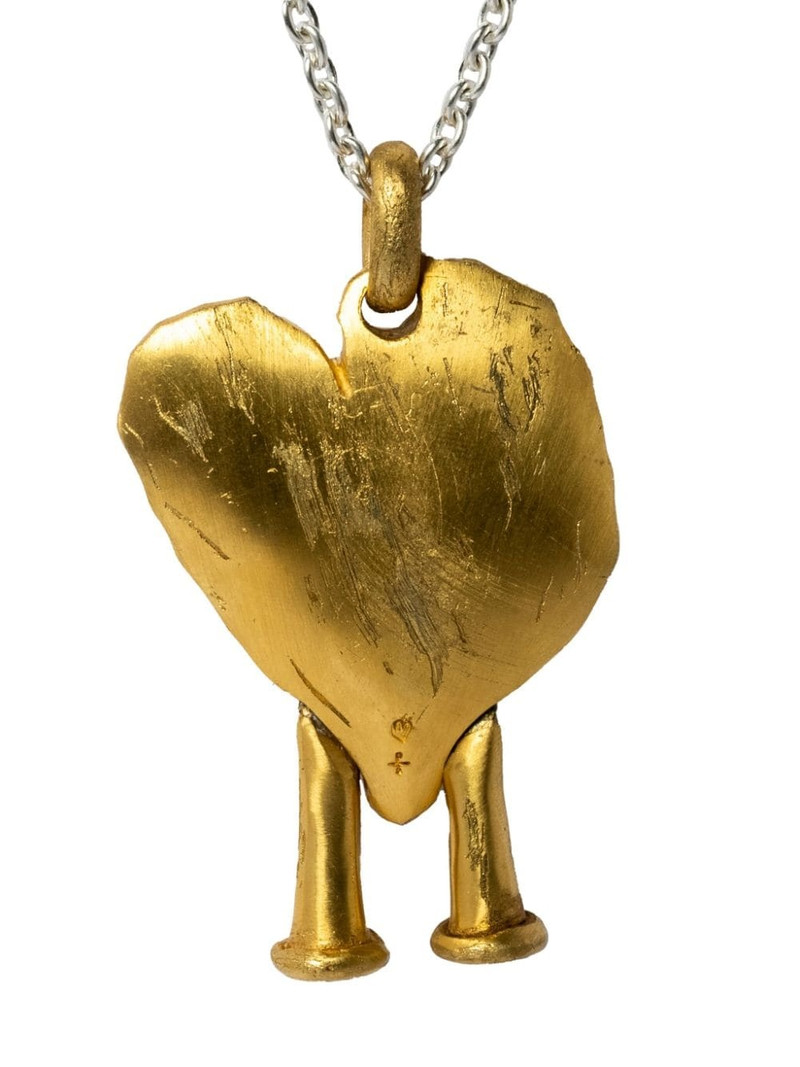 Parts of Four Heart Boy necklace outlook