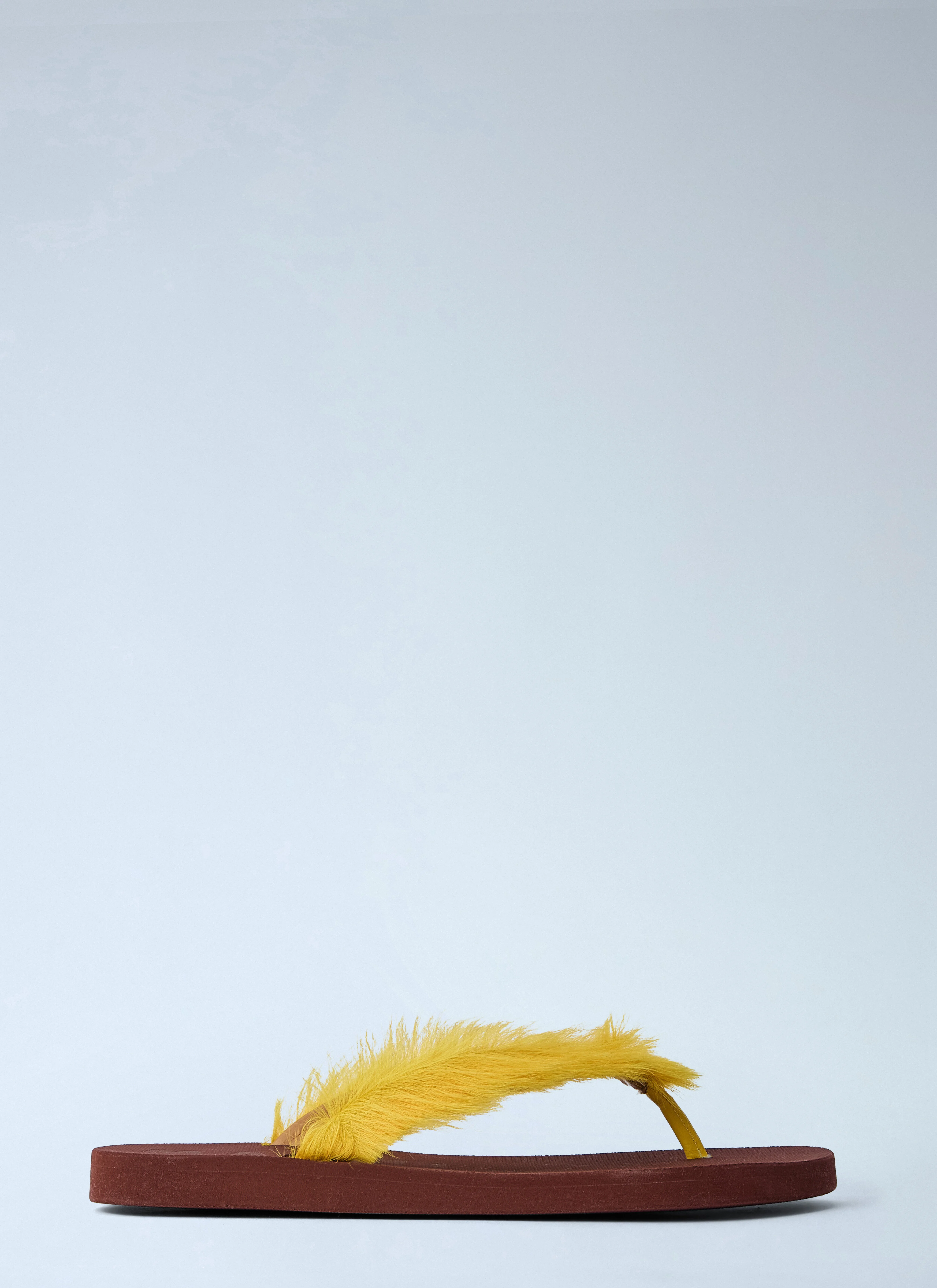 Feather Embellished Sandals - 1