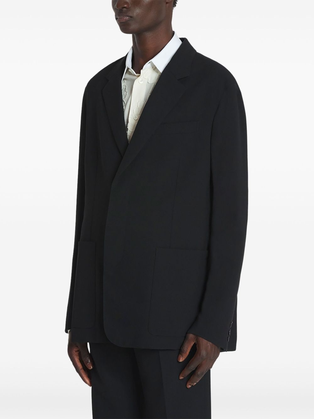 wool blazer - 3