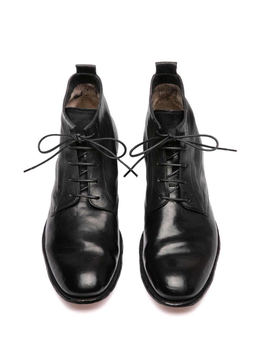 lace-up leather boots - 4