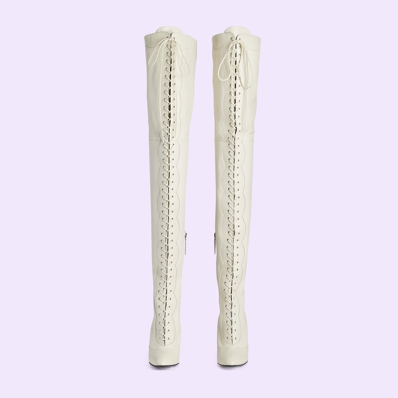 GUCCI Women's lace-up boots outlook